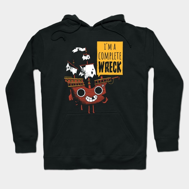 Complete Wreck Hoodie by DinoMike